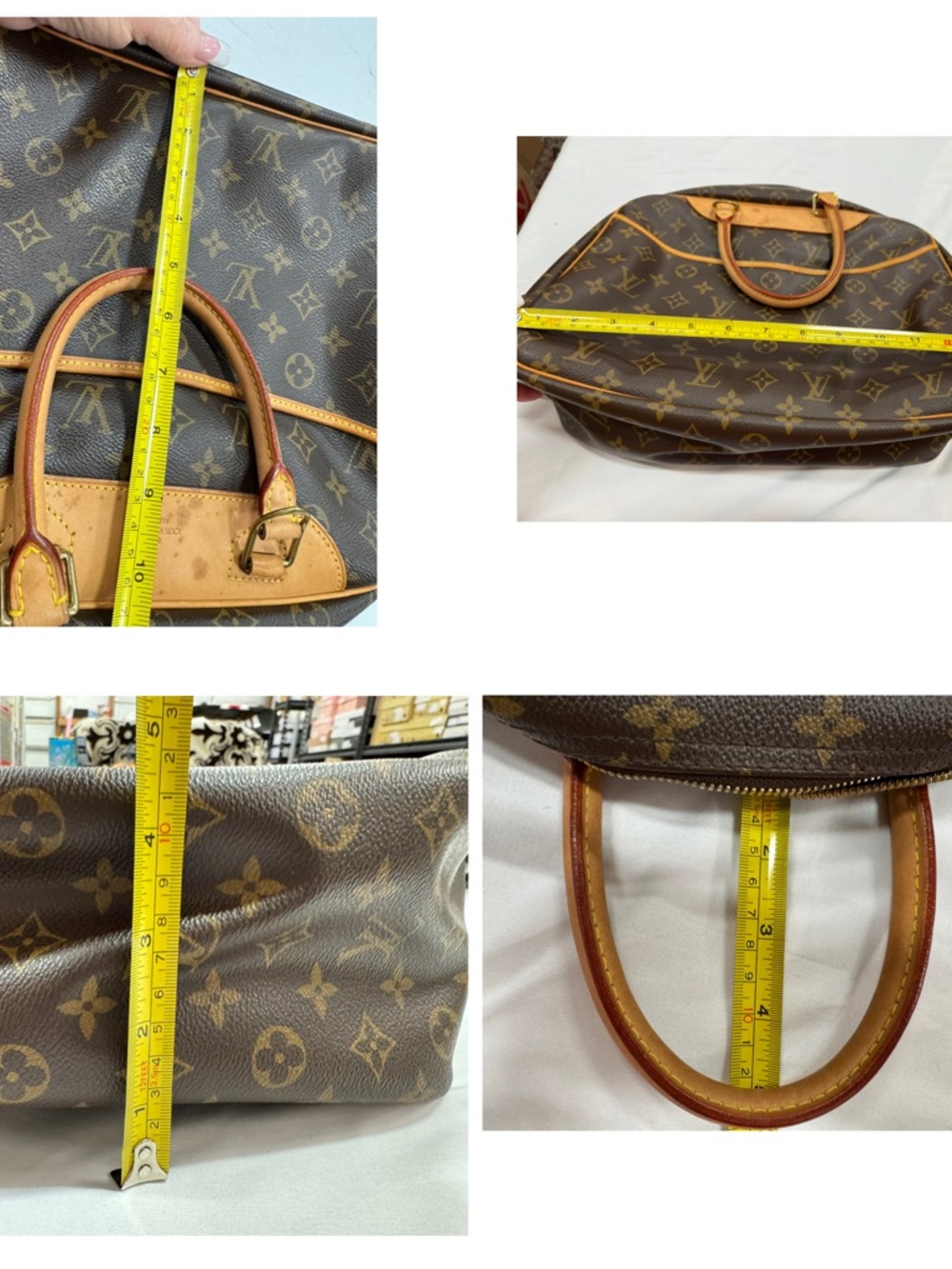 Louis Vuitton vintage Brown Monogram Deauville bag. EUC - Picture 9 of 10